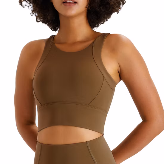Premium Ultra Soft Woman Fitted Sleeveless Custom Tanktop Crop Top Sport Wear Blanks Clothing Available for ODM OEM Private Label