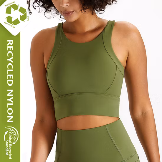 Premium Ultra Soft Woman Fitted Sleeveless Custom Tanktop Crop Top Sport Wear Blanks Clothing Available for ODM OEM Private Label