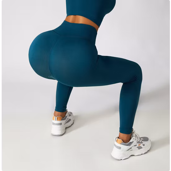 中国工場 2023 新しい女性ジムワークアウトシームレスヒップリフティングトレーニングタイトスポーツランニングパンツヒップアップフィットネスアスレチックヨガレギンス